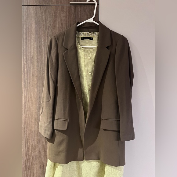 All Saints Khaki Green Blazer - Picture 7 of 12